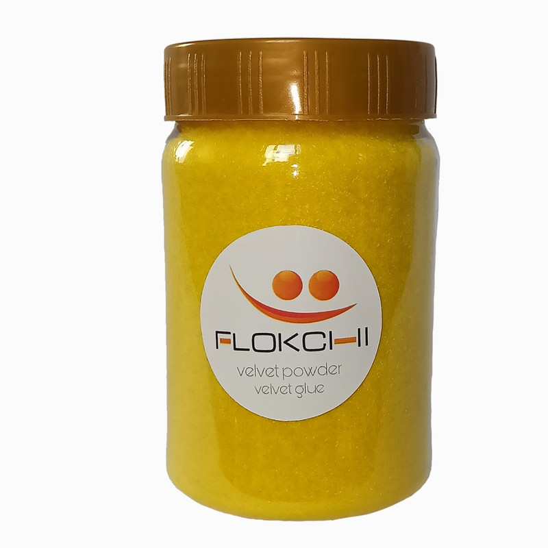 پودر مخمل فلوکچی مدل polyester وزن ۹۰ گرم
