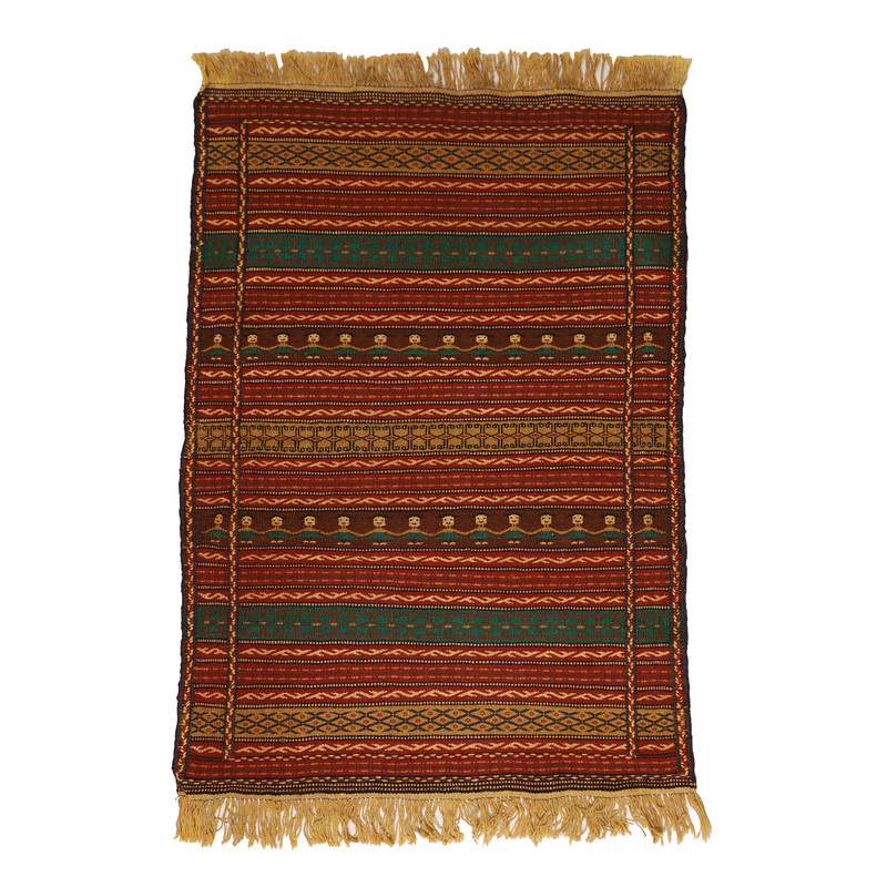 گلیم دستبافت یک و نیم متری مدل کلات 4030526