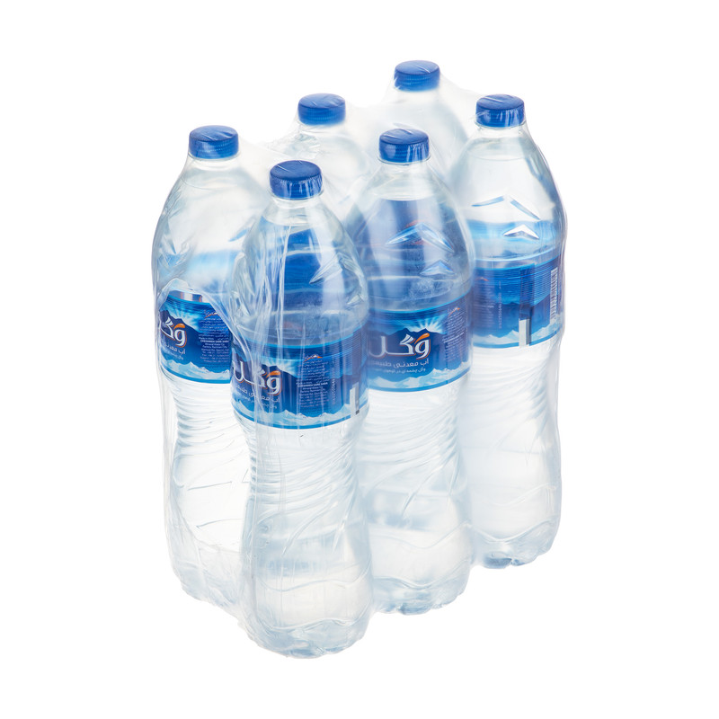 خرید و قیمت آب معدنی وگل حجم 1.5 لیتر بسته 6 عددی