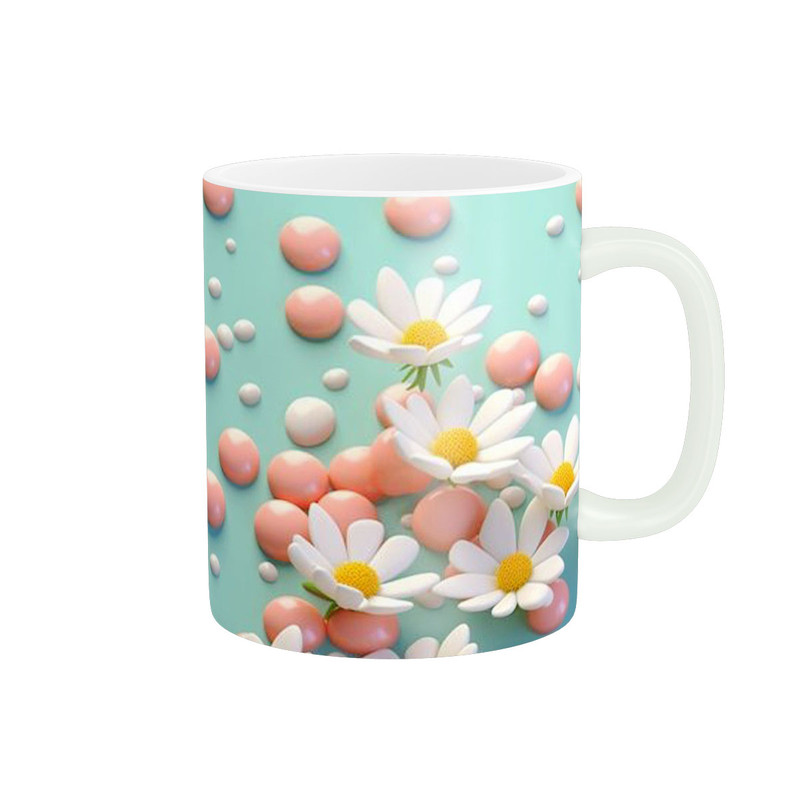 خرید و قیمت ماگ مدل گل کد 28