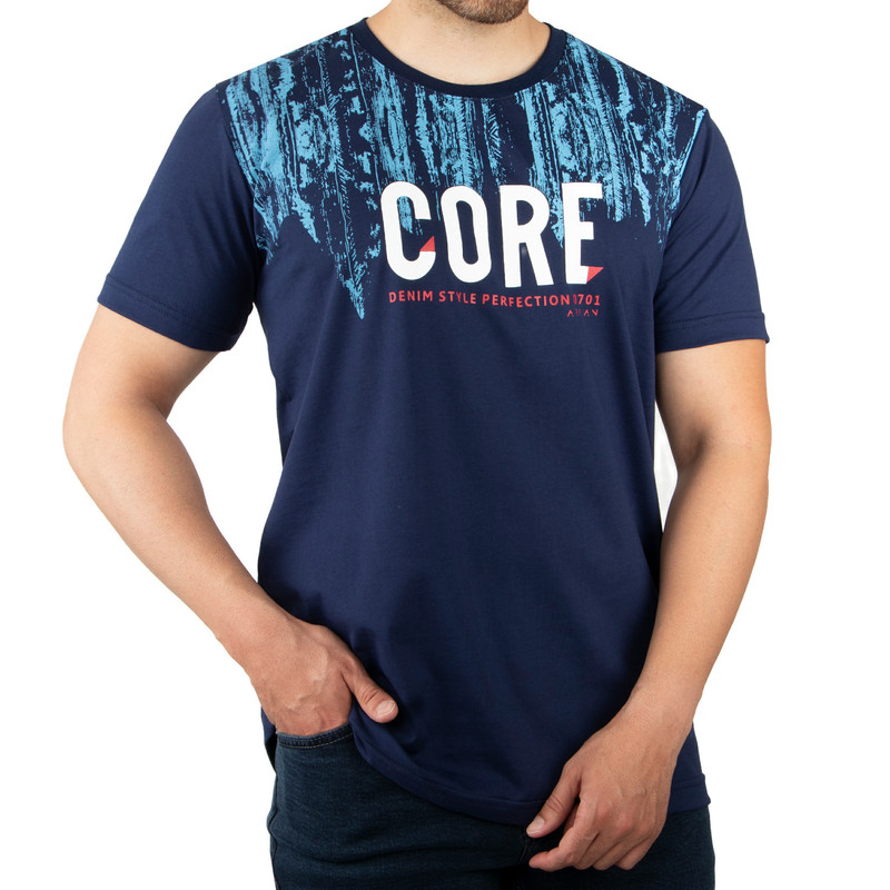 خرید و قیمت تی شرت آستین کوتاه مردانه آریان نخ باف مدل 1861