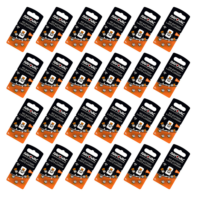 باتری سمعک ریوواک مدل 6-13 مجموعه 144 عددی