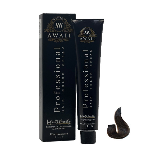 رنگ مو آوایی شماره 4.00 حجم 120 میلی لیتر رنگ قهوه ای متوسط قوی