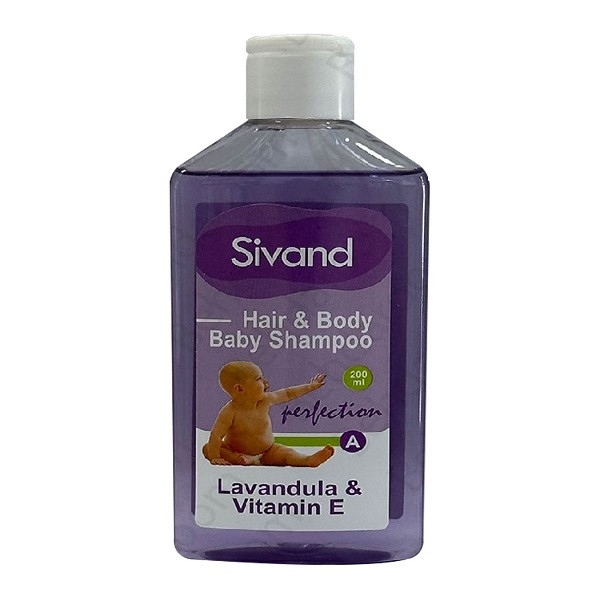 شامپو بچه سیوند مدل عصاره لاواند حجم 200 میلی لیتر