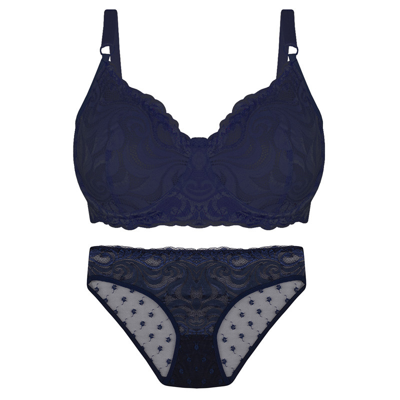 ست شورت و سوتین زنانه دکسونری مدل 125007014 فنر دار رنگ سرمه ای