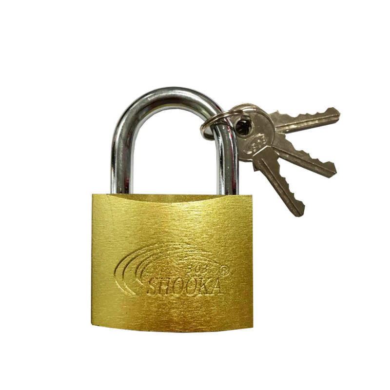 قفل آویز مدل برنجی 38