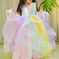 لباس پرنسسی دخترانه با رنگای جذاب و پاستلی 