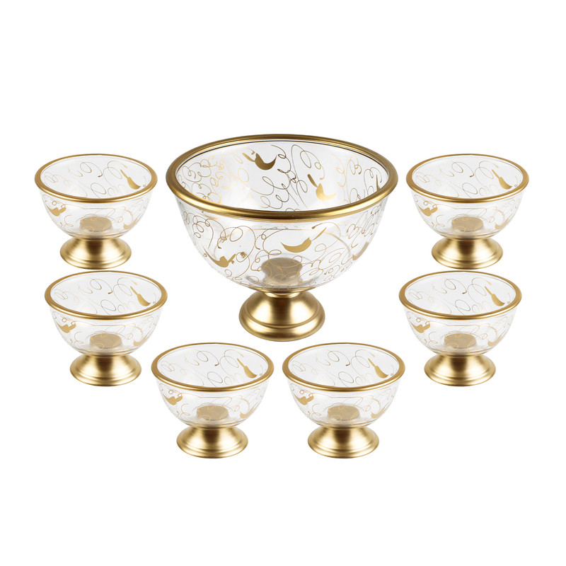 خرید و قیمت مجموعه ظروف هفت سين 7 پارچه مدل نوروز