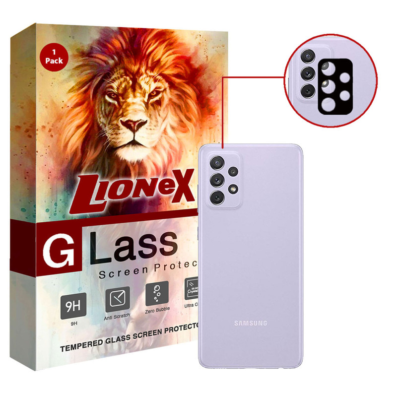محافظ لنز دوربین سرامیکی لایونکس مدل LCR-L مناسب برای گوشی موبایل سامسونگ Galaxy A72