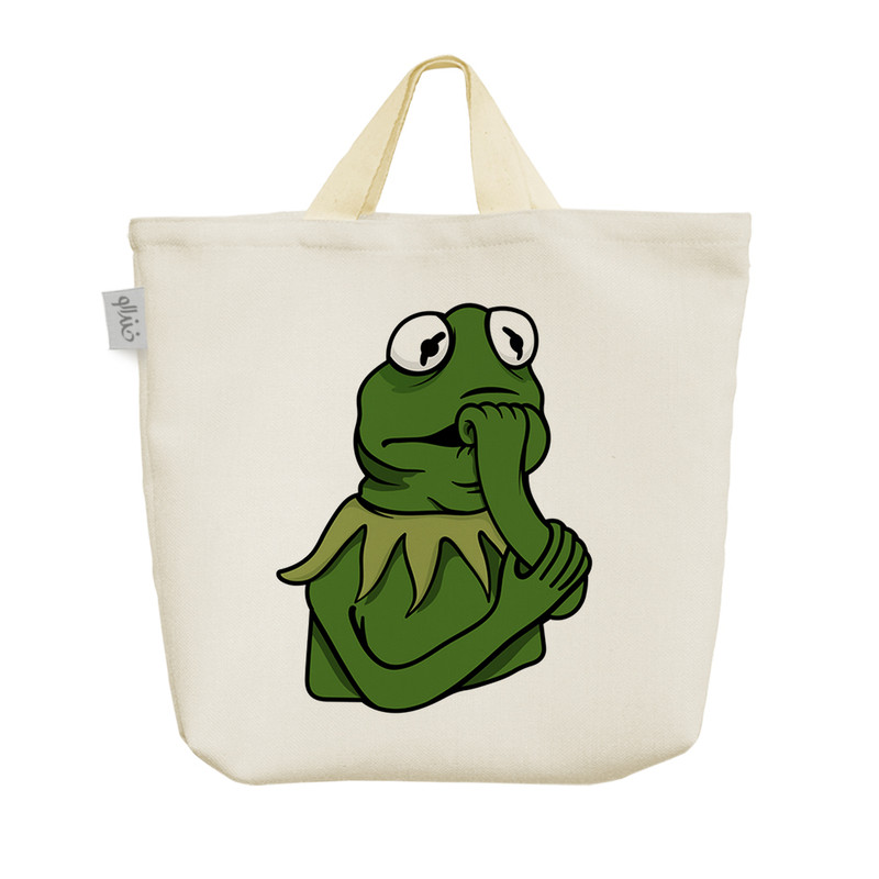 ساک خرید خندالو مدل Kermit کد H987
