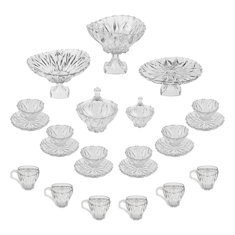 خرید و قیمت سرویس پذیرایی 25 پارچه ساکورا مدل کایا