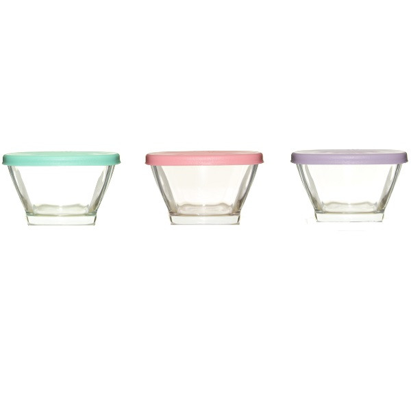 ظرف نگهدارنده لاو مدل DEF226 PK0038A مجموعه 3 عددی