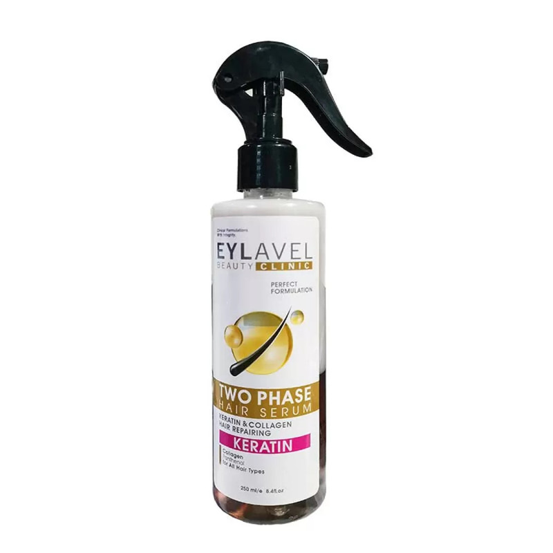 سرم دو فاز مو ایلاول مدل کلاژن کراتین حجم 250 میلی لیتر