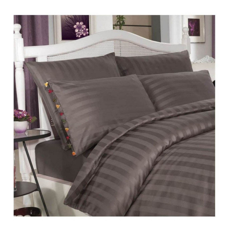 سرویس روتختی آلتین باشاک سری ساتن پنبه مدل ALWAYS یکنفره 4تکه