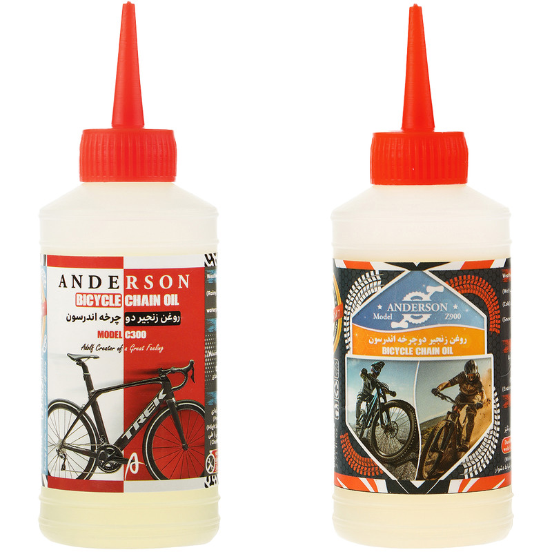 روغن زنجیر دوچرخه اندرسون مدل ZC93 حجم 80 میلی لیتر بسته 2 عددی
