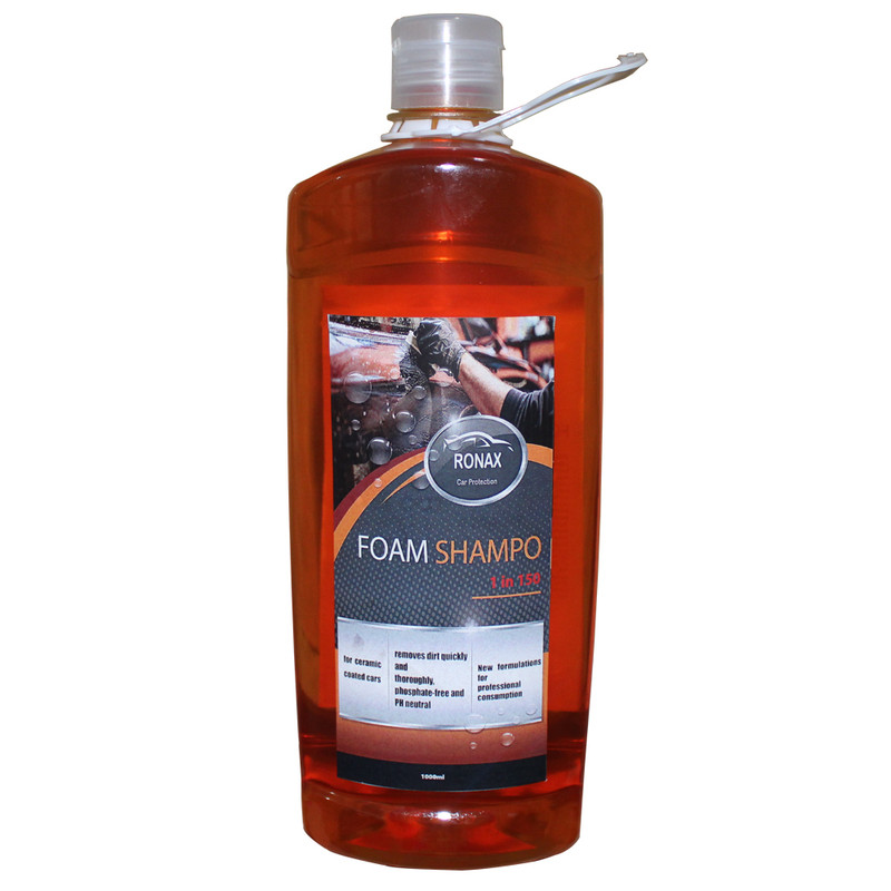 شامپو تمیز کننده خودرو روناکس مدل cw حجم ۱۰۰۰ میلی لیتر