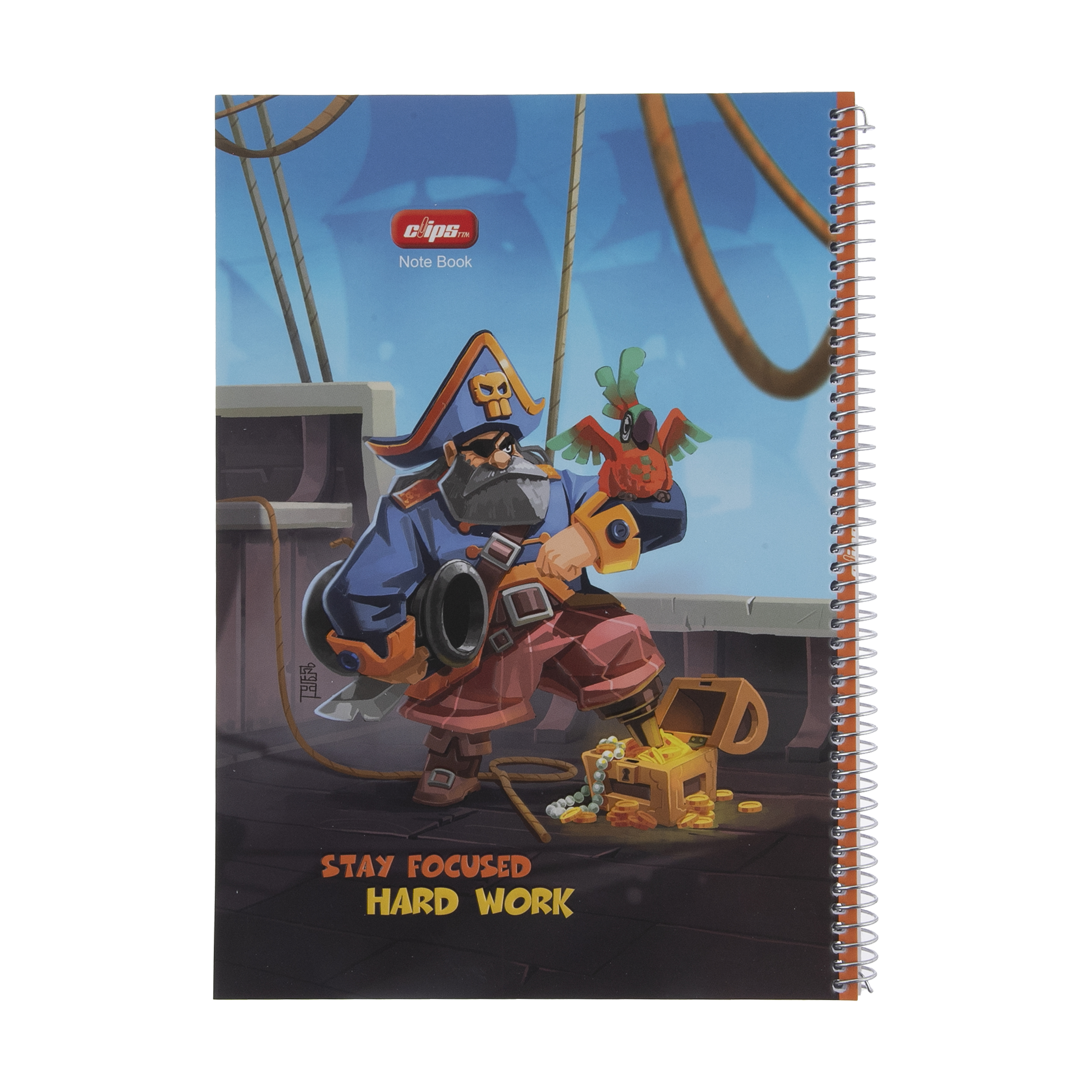 دفتر مشق 80 برگ کلیپس مدل 0117 کد 07