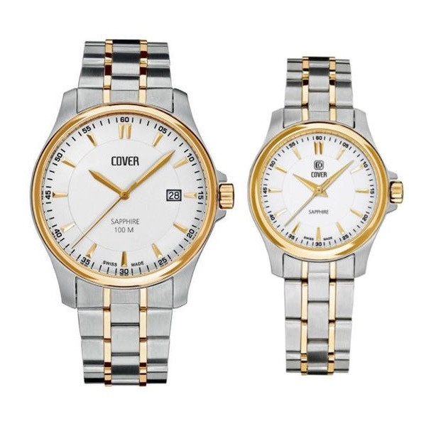 خرید و قیمت ست ساعت مچی عقربه ای زنانه و مردانه کاور مدل CO137.03 CO138.03