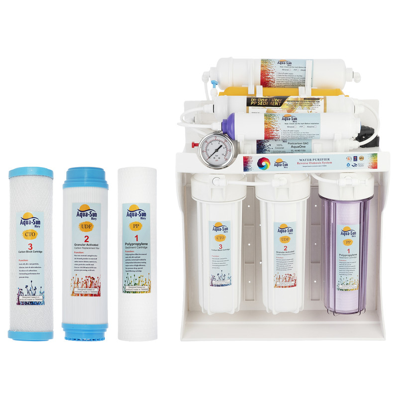 دستگاه تصفیه کننده آب آکوا سان ری مدل AQUA901 به همراه فیلتر بسته 3 عددی