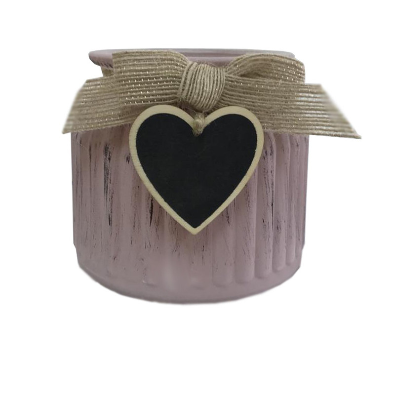 گلدان فانتزی خانه سفید طرح راه راه کد 06