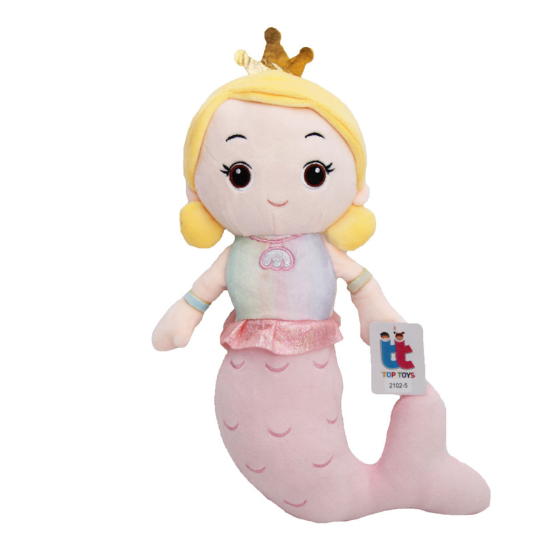 عروسک تاپ تویز طرح پری دریایی ارتفاع 30 سانتی متر