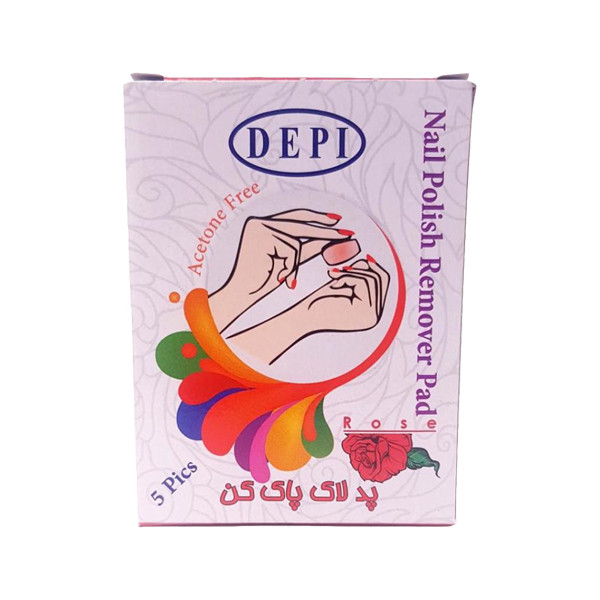 خرید و قیمت پد لاک پاک کن دپی مدل Rose بسته 5 عددی
