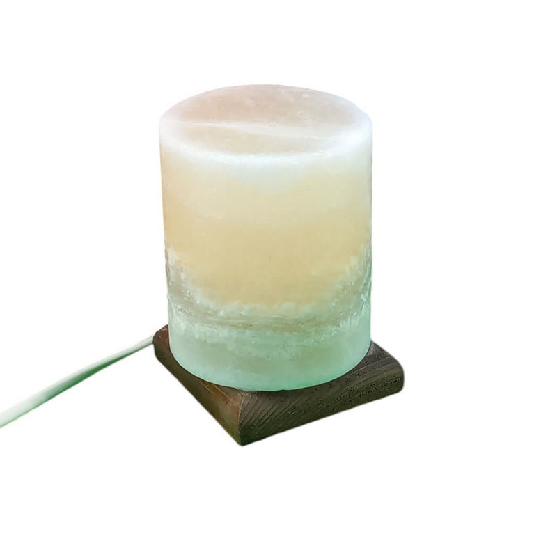 خرید و قیمت آباژور سنگ نمک کد cylan128