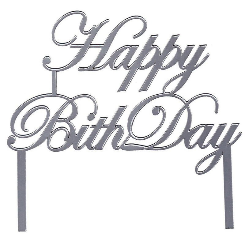 تاپر کیک جشنکده مدل Happy Birthday کد 1