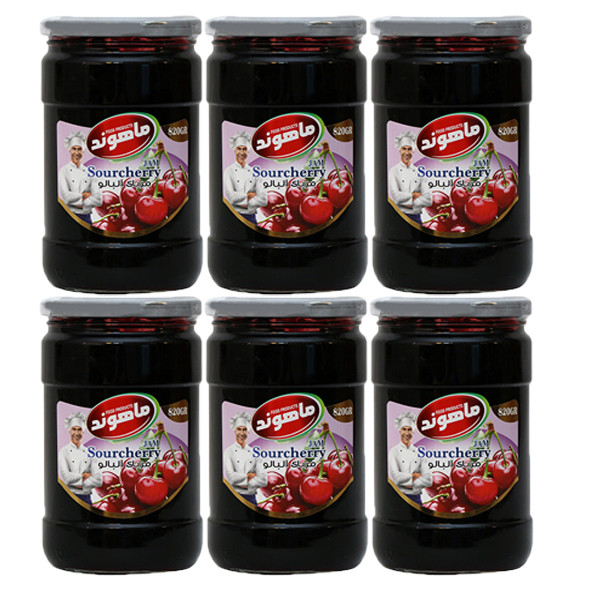 مربای آلبالو ماهوند - 820 گرم بسته 6 عددی