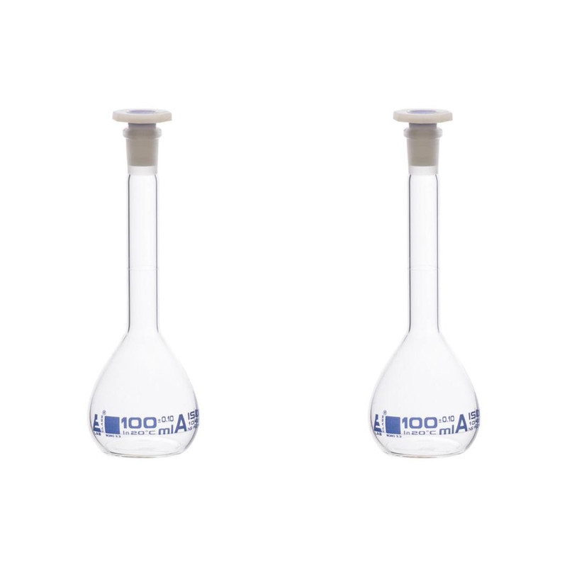 خرید و قیمت بالن ژوژه آزمایشگاهی مدل 002 ظرفیت 100 میلی لیتر بسته 2 عددی