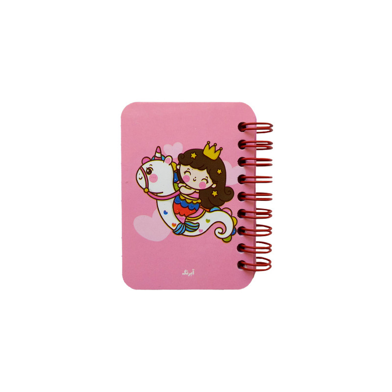 دفترچه یادداشت 80 برگ آبرنگ طرح تک شاخ مدل فانتزی