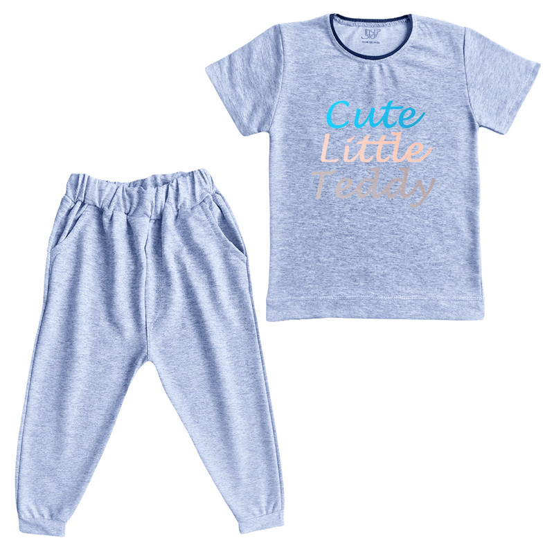 ست تی شرت و شلوار بچگانه نیل کوک مدل Cute MLNGH