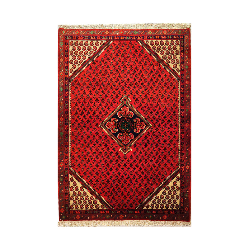 فرش دستبافت یک و نیم متری کد NKP.TO.V.1.8