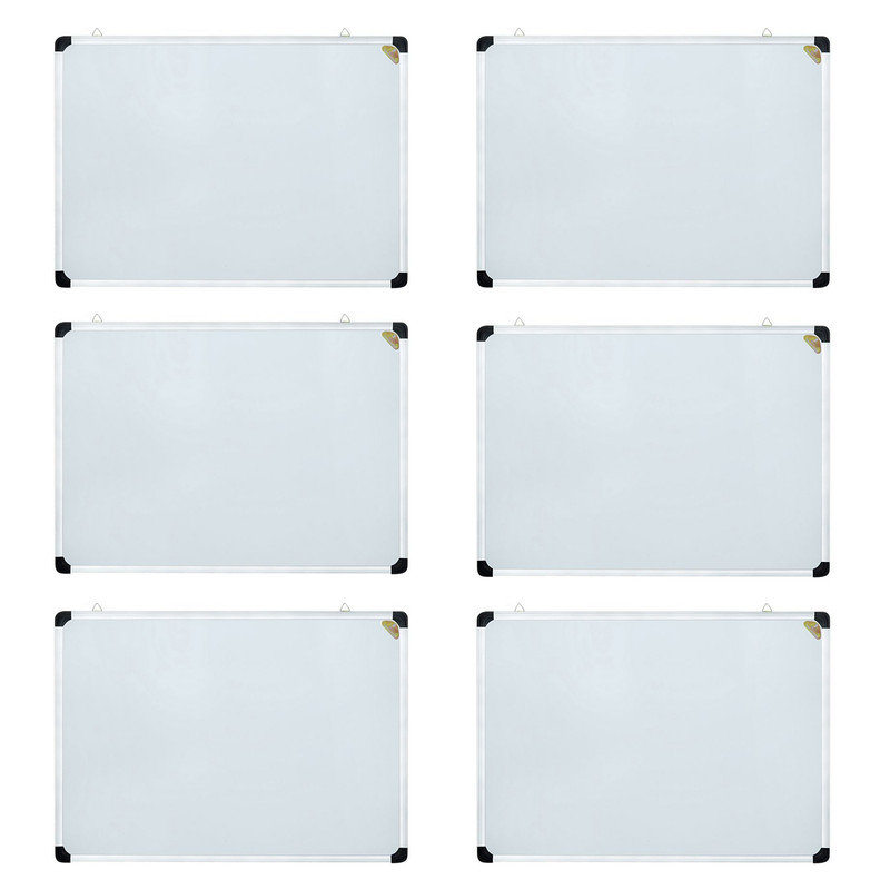 تخته وایت برد نیکان مدل مغناطیسی سایز 80×50 سانتی متر بسته 6 عددی