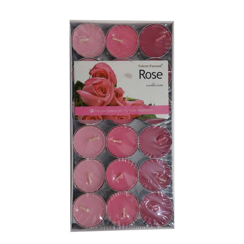 شمع وارمر هپی شو مدل رایحه Rose بسته 36 عددی
