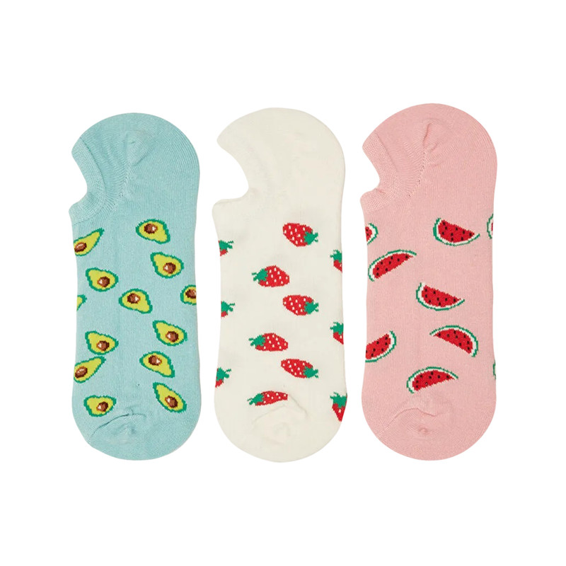 خرید و قیمت جوراب ساق کوتاه دخترانه ال سی وایکیکی مدل S2CF28ZZ8 مجموعه 3 عددی