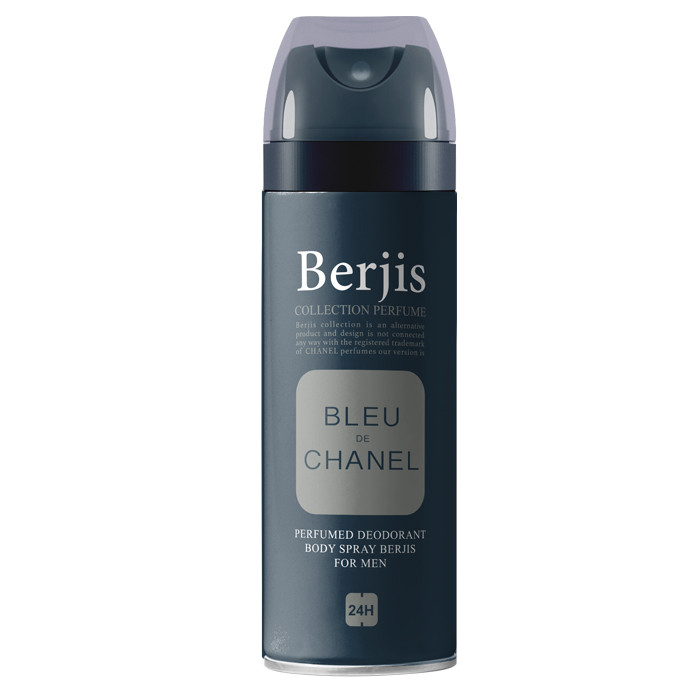 اسپری خوشبو کننده بدن مردانه برجیس مدل BLEU DE CHANEL حجم 200 میلی لیتر