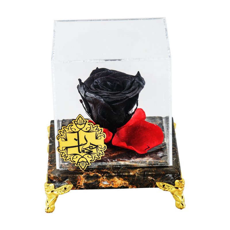 گل رز جاودان هیمان مدل مشکی 1094