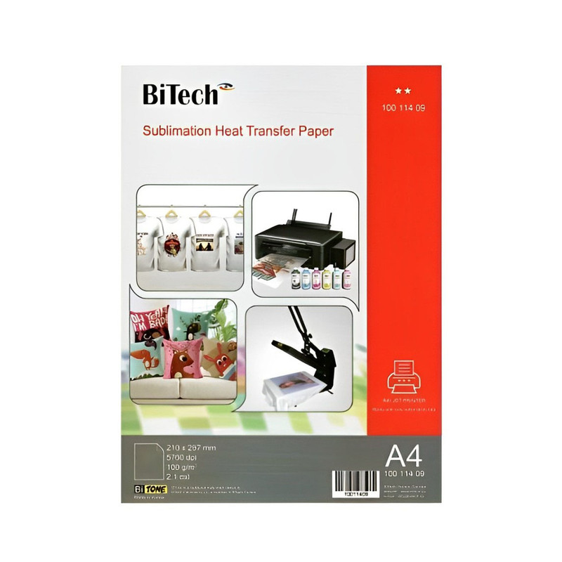 کاغذ سابلیمیشن بایتک مدل PS9 سایز A4 بسته 99 عددی