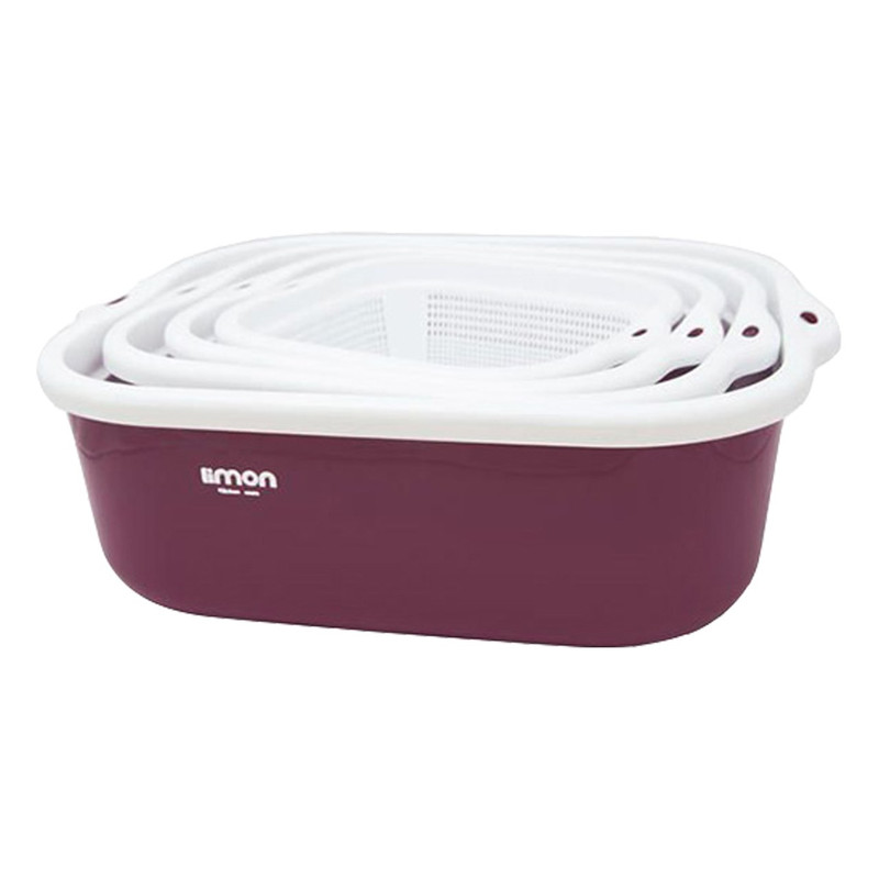 ست آبکش و آبگیر لیمون - بسته 4 عددی