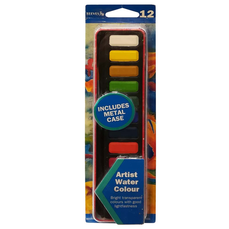 قرص آبرنگ 12 رنگ ریوز کد 153235