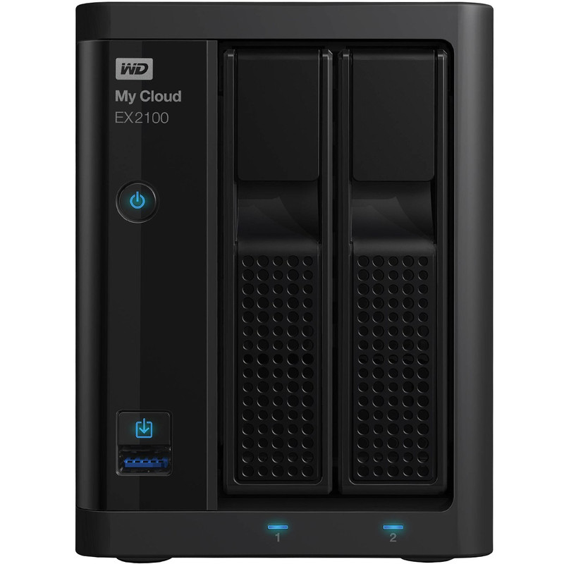 ذخیره ساز تحت شبکه 2Bay وسترن دیجیتال مدل My Cloud EX2100 ظرفیت 8 ترابایت