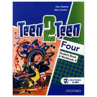 کتاب Teen 2 Teen Four اثر JOAN SASLOW &amp; ALLEN ASCHER انتشارات آکسفورد