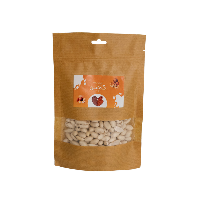 خرید و قیمت بادام زمینی خام سفید گلچین - 100 گرم