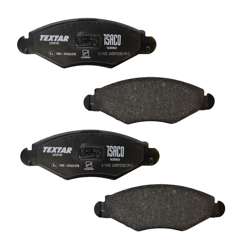 لنت ترمز جلو تکستار مدل TR03 مناسب برای پژو 206 تیپ 2