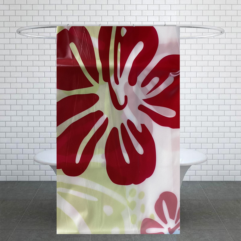 پرده حمام کد PH345 سایز 180x180 سانتی متر