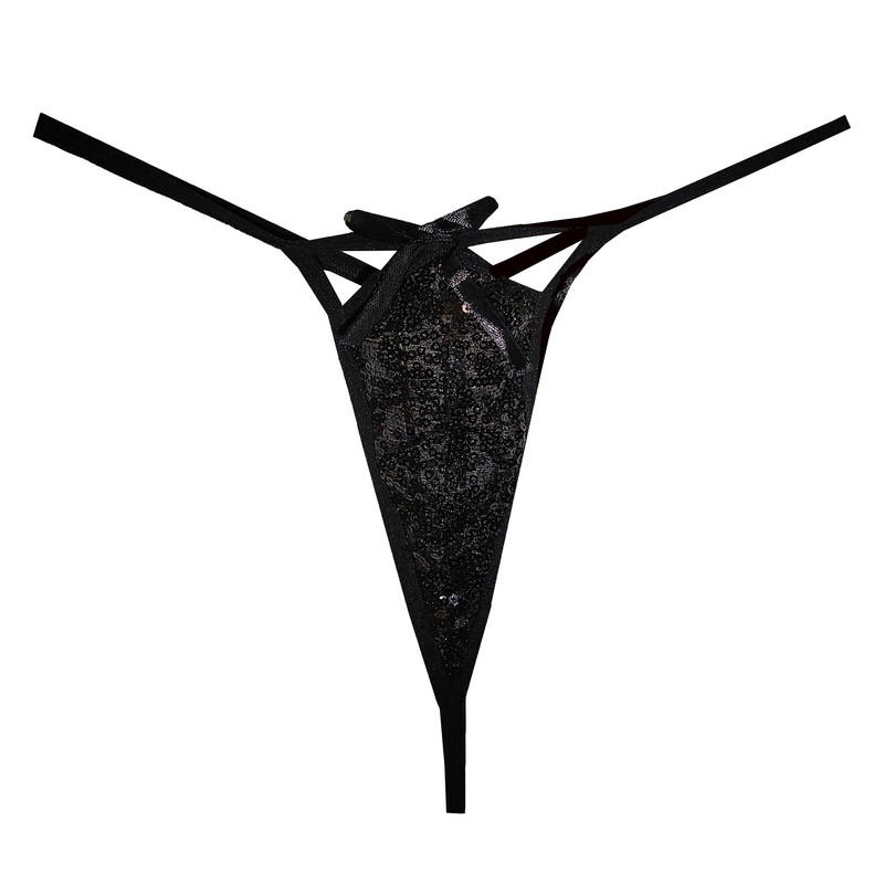 شورت زنانه مدل پولک دار رنگ مشکی