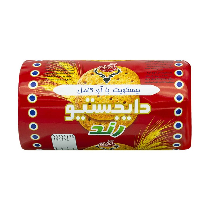 بیسکوئیت با آرد کامل دایجستیو آدرین - 150 گرم بسته 7 عددی