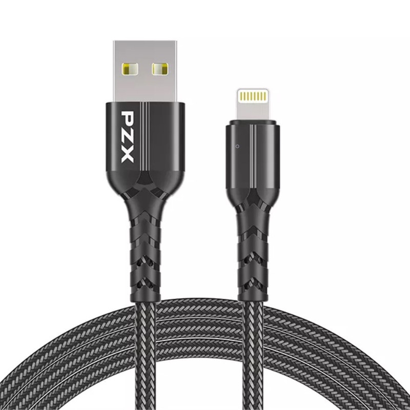 کابل تبدیل usb به لایتنینگ پی زد ایکس مدل V145 طول 1 متر