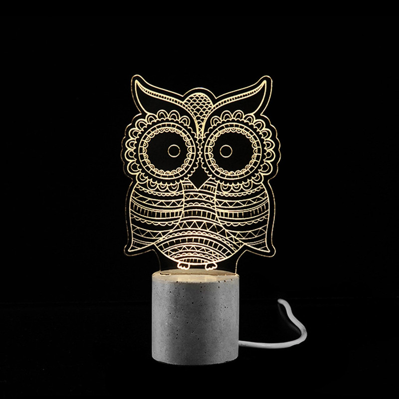 چراغ خواب دکوراتیو پلاس مدل AC-043